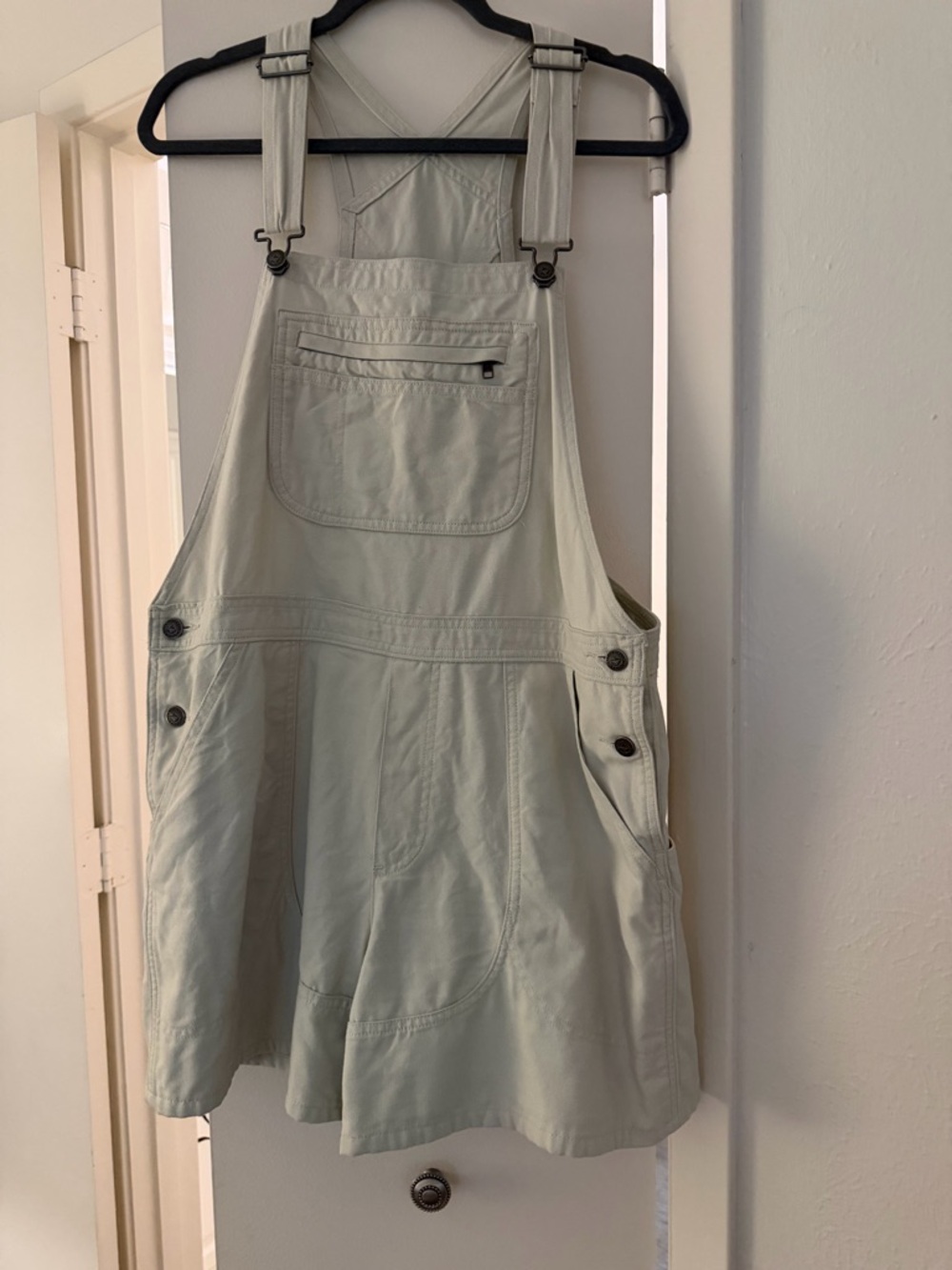 Patagonia Cream Organic Cotton Overalls